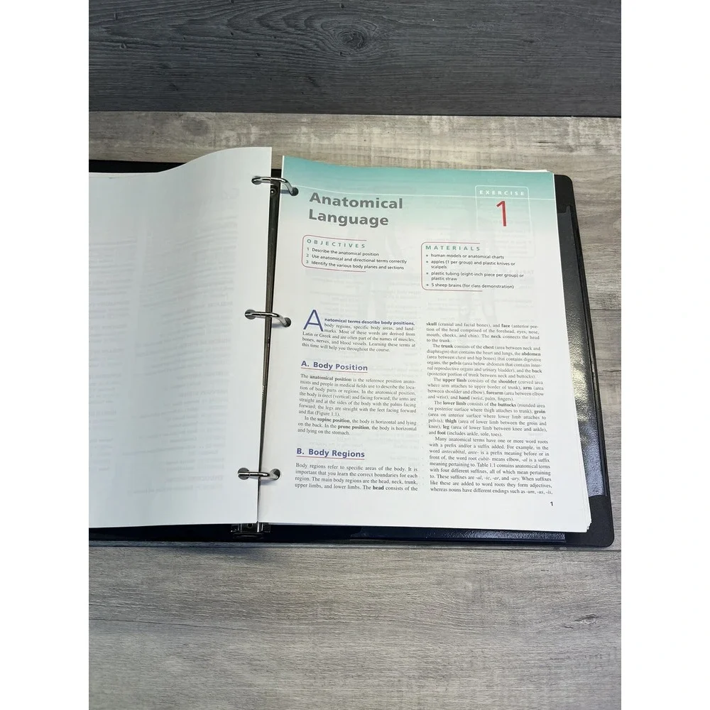 Laboratory Manual for Anatomy and Physiology 6e Loose Leaf Print Co in Binder
